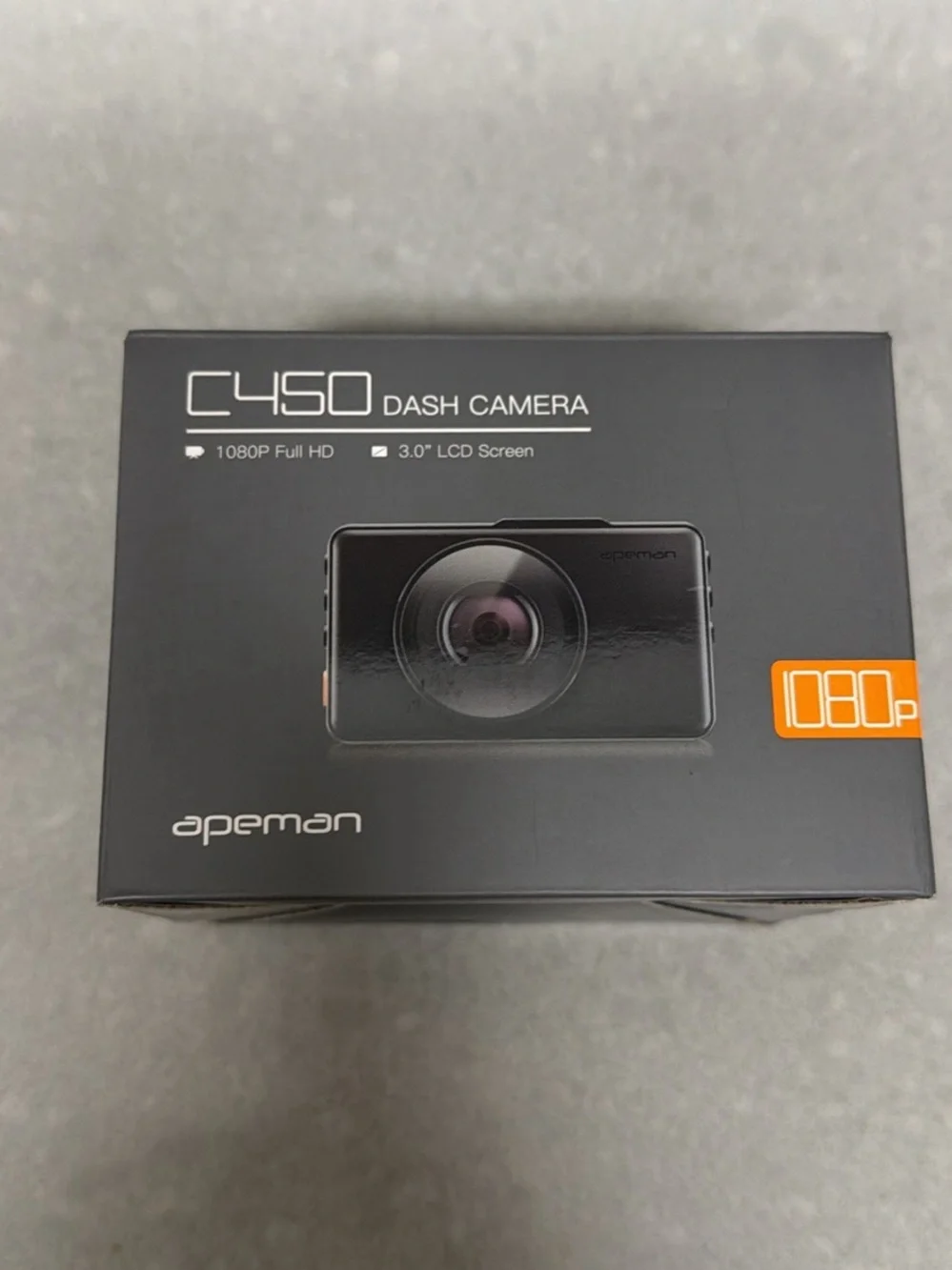 Apeman C450 Black Dash Camera - 1080p Full HD